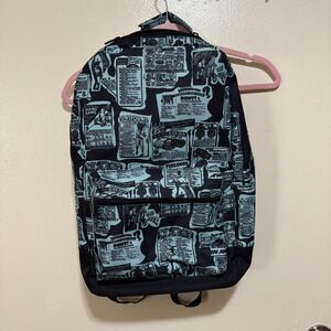 NWOT Empyre Brenda Newprint Black & Teal Backpack